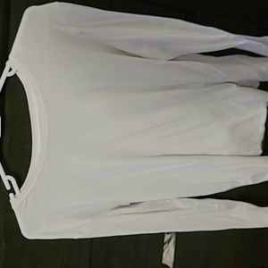 White Serra Long Sleeve Shirt Size XL